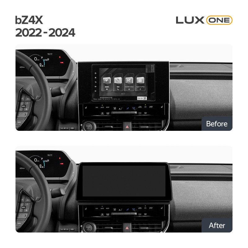 Android head unit Teyes LUX ONE 6+128 Gb Toyota bZ4X 2022-2024 12.3" (L1)