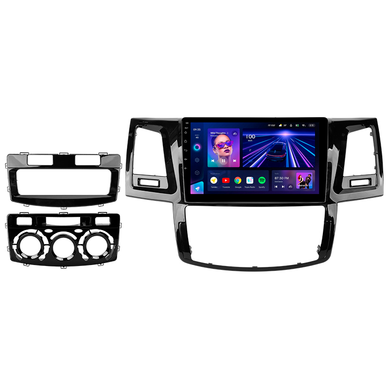 Magnetófono de fábrica Teyes CC3 4+32 GB para Toyota Fortuner 1 AN50 AN60 Hilux Revo Vigo (F2) 2005-2007, 9
