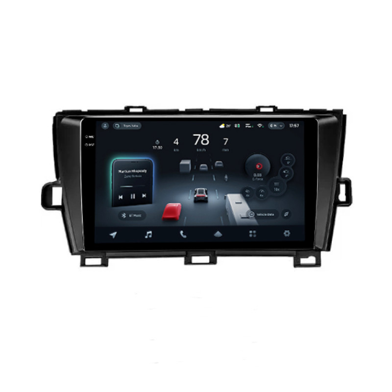 Android head unit Teyes CC4 Pro 8+128 Gb Toyota PRIUS 2010-2015 LHD Black A-MOD 9" 2k