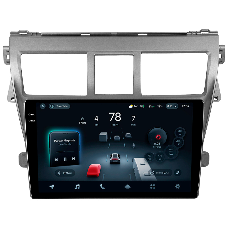 Magazynofon Teyes CC4 Pro 8+128 GB do Toyoty Vios 2 (2007–2013), 9