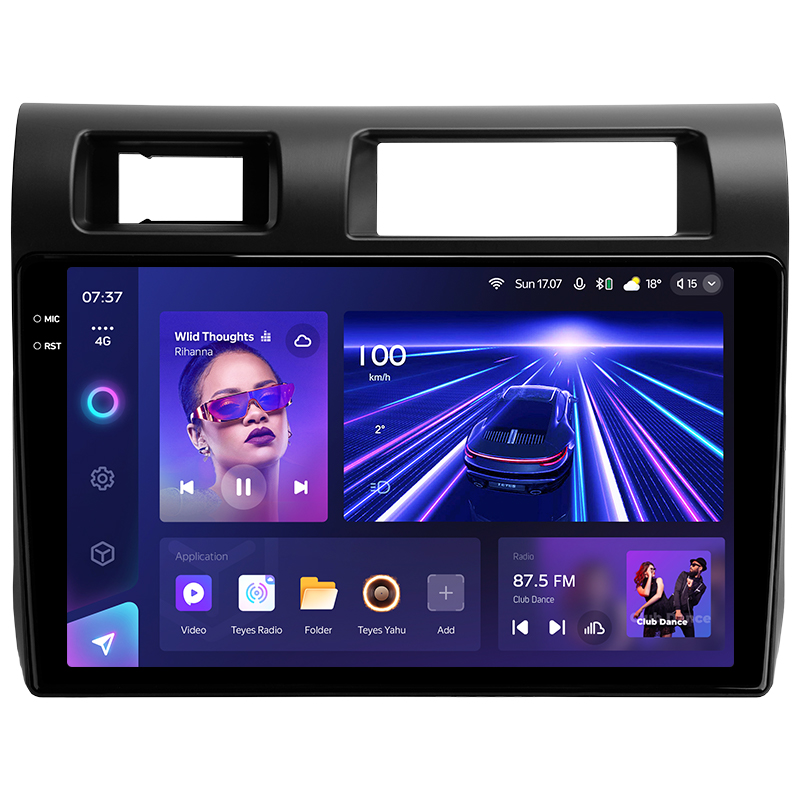 Android head unit Teyes CC3 4+64 Gb Toyota Land Cruiser 70 Series LC 79 2007-2020 9" 2k