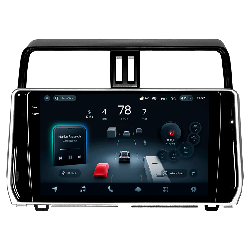 Štátní magnetofon Teyes CC4 Pro 8+128 GB Toyota Land Cruiser Prado 150 (2018–2020), 10