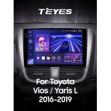 Android head unit Teyes CC3 4+32 Gb Toyota Vios Yaris L 2016-2019 10" 2k