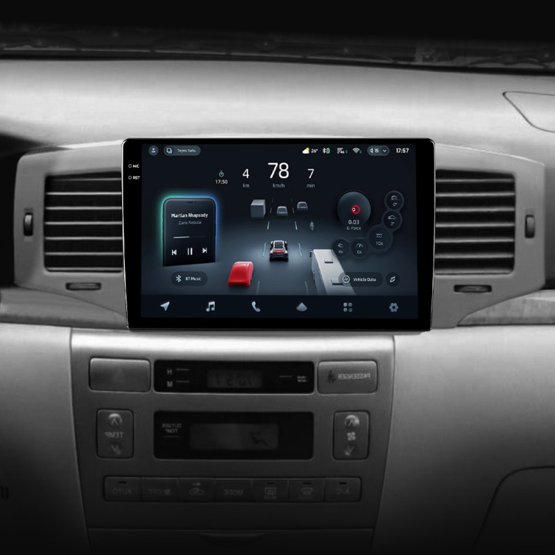 Android head unit Teyes CC4 Pro 8+128 Gb Toyota Corolla 9 E120 2004-2006 9" 2k