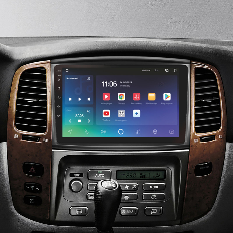 Android head unit SIGMA X9432 ANDROID 10 4+32 Gb 4G DSP Toyota Land Cruiser LC 100-A 2002-2007 (A) 9"