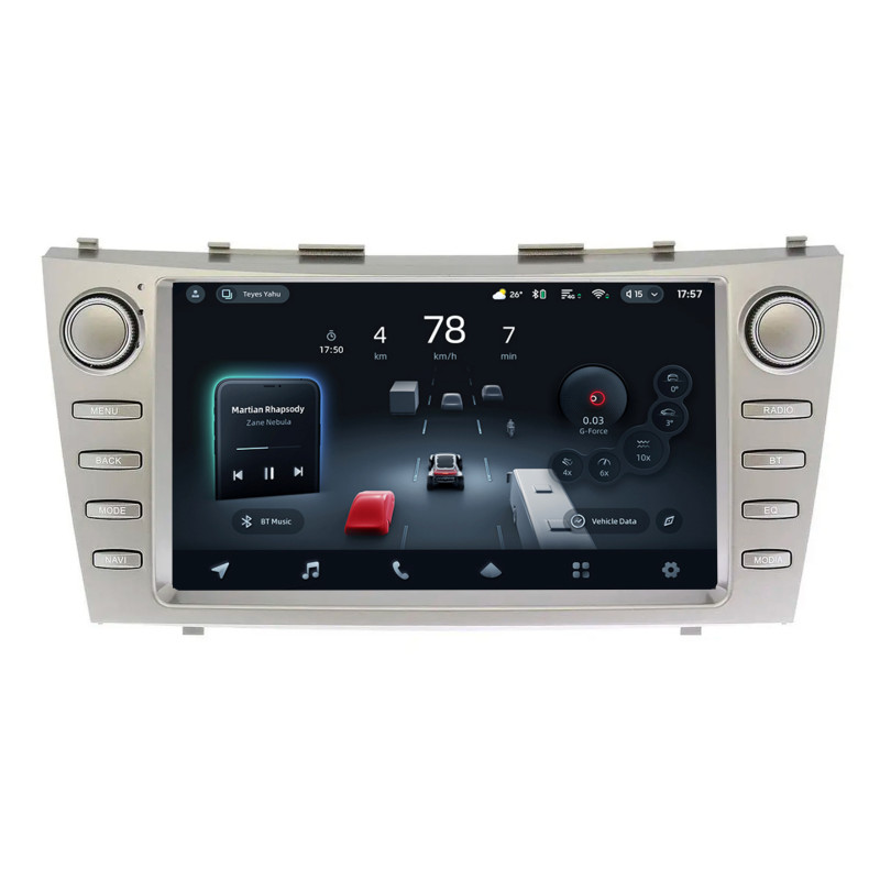 Android head unit Teyes CC4 Pro 8+128 Gb Toyota Camry 6 XV 40 50 2006-2011 old with button 9" 2k