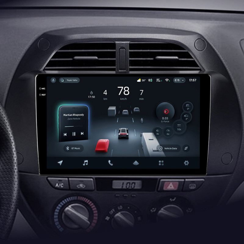Android head unit Teyes CC4 Pro 12+256 Gb Toyota RAV4 2 CA20 CA20W XA20 2000 - 2003 (F3) 9" 2k