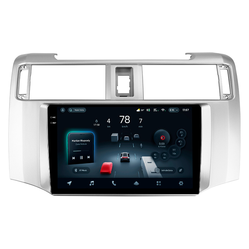 Android head unit Teyes CC4 Pro 12+256 Gb Toyota 4Runner 5 N280 2009 - 2020 9" 2k
