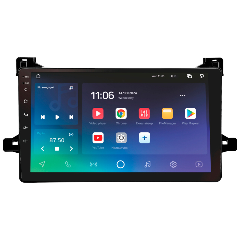 Android head unit SIGMA X9432 ANDROID 10 4+32 Gb 4G DSP Toyota Prius XW50 2015-2020 9"