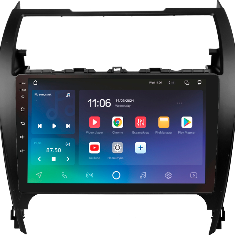 Android head unit SIGMA X10432 ANDROID 10 4+32 Gb 4G DSP Toyota Camry 7 XV 50 55 Middle East 2012-2014 10"