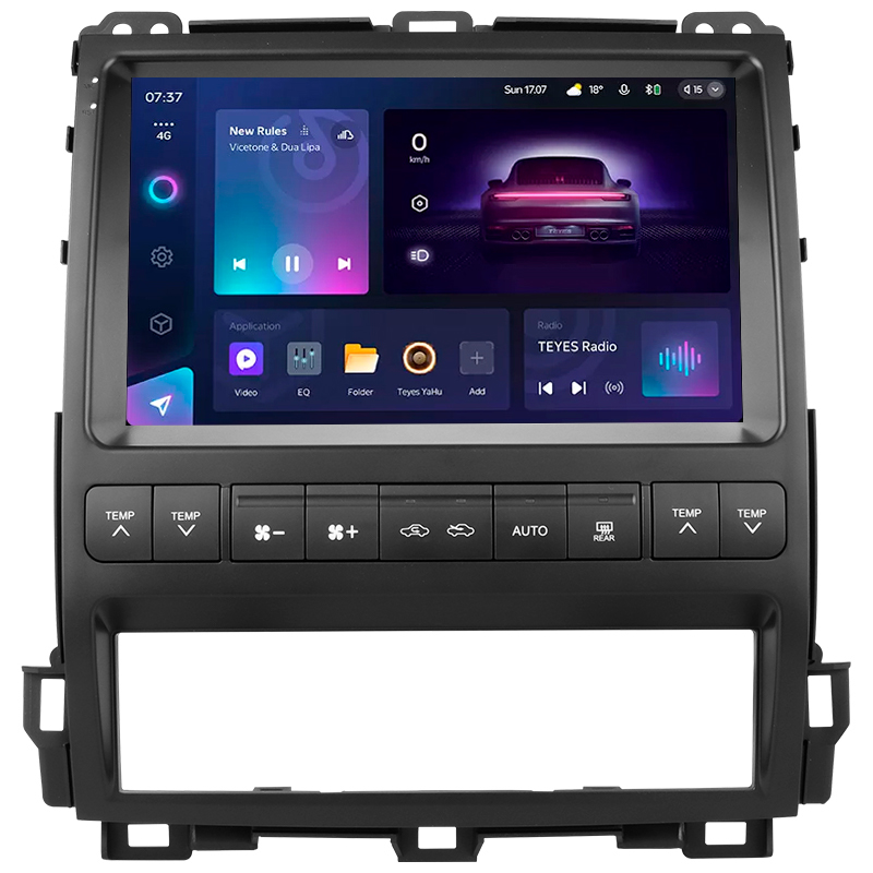 Stamm-Magnetophon Teyes CC3 4+32 GB Toyota Land Cruiser Prado 120 für Lexus GX470 GX 470 J120 (2002–2009) 9
