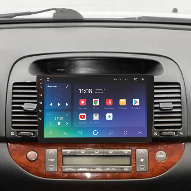 Android head unit SIGMA X9432 ANDROID 10 4+32 Gb 4G DSP Toyota Camry 5 XV 30 2001-2006-A 9"