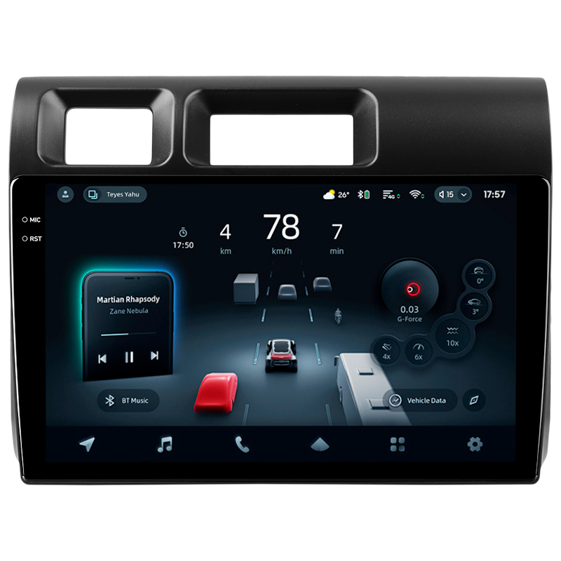Android head unit Teyes CC4 Pro 12+256 Gb Toyota Land Cruiser 8 J70 70 2023-2024 9" 2k (L1)
