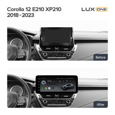 Odtwarzacz multimedialny Teyes LUX ONE 4+32 GB do Toyoty Corolla 12 (E210, XP210) 2018-2023 (A), 12,3
