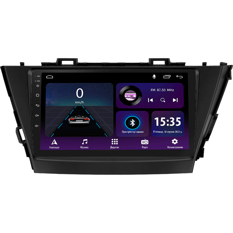 Android head unit SIGMA E9232 ANDROID 10 2+32 Gb Toyota Prius Plus V Alpha (Left hand drive) 2012-2017 9" (L1)