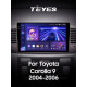 Android head unit Teyes CC3 4+64 Gb Toyota Corolla 9 E120 2004-2006 9" 2k