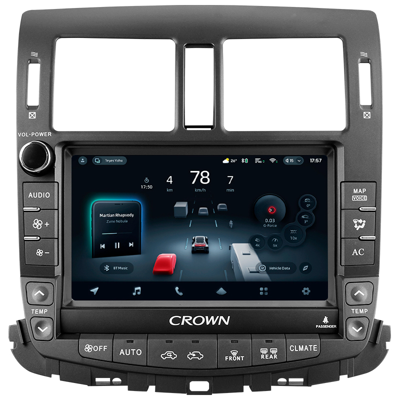 Android head unit Teyes CC4 Pro 12+256 Gb Toyota Crown 13 S200 2008-2012 (A) 9" 2k (L2)