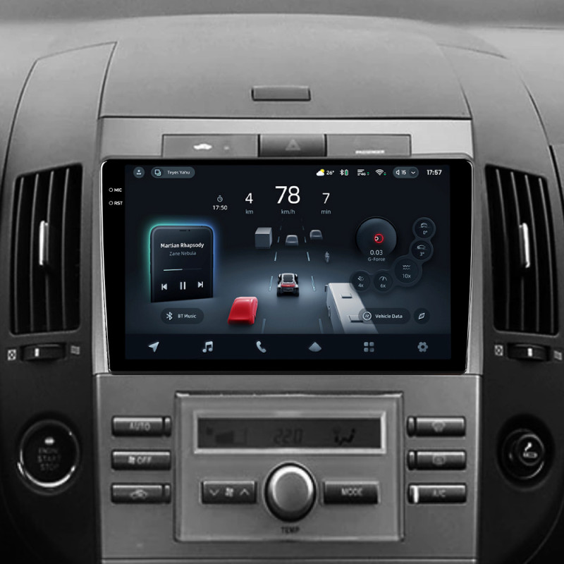 Android head unit Teyes CC4 Pro 8+128 Gb Toyota Corolla Verso AR10 2004 - 2009 (F2) 9" 2k