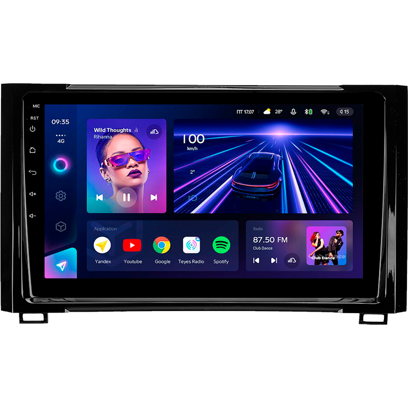 Android head unit Teyes CC3 4+32 Gb Toyota Tundra XK50 2013-2020 9"