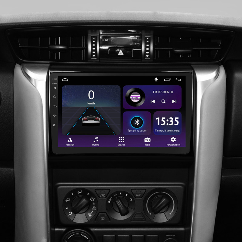 Magetófono de a bordo SIGMA E9232 ANDROID 10 2+32 GB para Toyota Fortuner 2 (2015-2018) 9