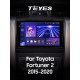 Android head unit Teyes CC3 6+128 Gb Toyota Fortuner 2 2015-2018 9" 2k