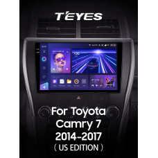 Android head unit Teyes CC3 4+32 Gb Toyota Camry 7 XV 50 55 North America 2014-2017 (B) 10" 2k