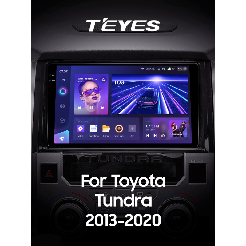 Android head unit Teyes CC3 6+128 Gb Toyota Tundra XK50 2013-2020 9" 2k