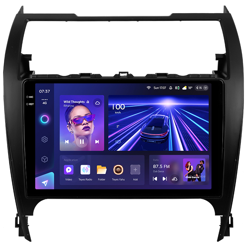 Android head unit Teyes CC3 6+128 Gb Toyota Camry 7 XV 50 55 Middle East 2012-2014 10" 2k