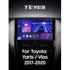 Android head unit Teyes CC3 4+32 Gb Toyota Yaris Vios 2017-2020 (F2) 9" 2k (L1)