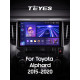 Android head unit Teyes CC3 4+64 Gb Toyota Alphard H30 2015-2020 10" 2k
