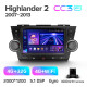 Android head unit Teyes CC3 4+32 Gb Toyota Highlander 2 XU40 2007-2013 (F3) 9" 2k (L2)