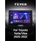 Android head unit Teyes CC3 4+64 Gb Toyota Yaris Vios (1 Din) 2020-2022 10" 1din 2k