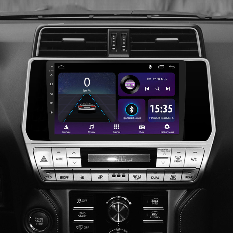 Android head unit SIGMA E10232 ANDROID 10 2+32 Gb Toyota Land Cruiser Prado 150 2018-2020 10"