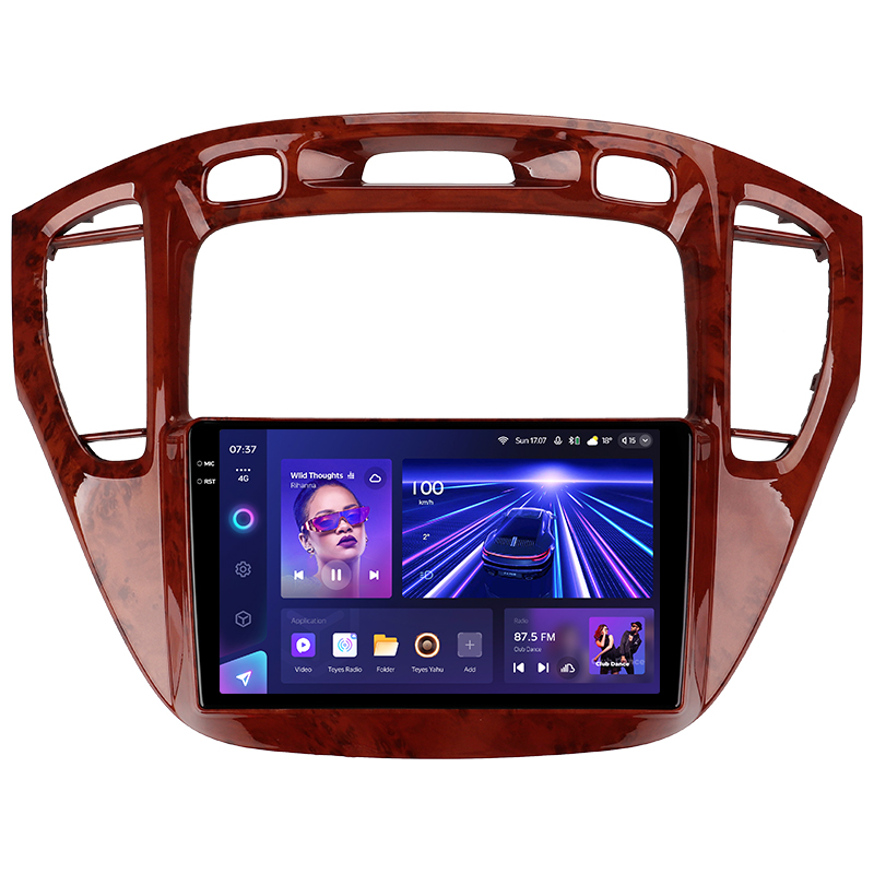 Android head unit Teyes CC3 6+128 Gb Toyota Highlander 1 XU20 2001-2007 9" 2k (L1)