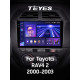 Android head unit Teyes CC3 6+128 Gb Toyota RAV4 2 CA20 CA20W XA20 2000 - 2003 (F3) 9" 2k