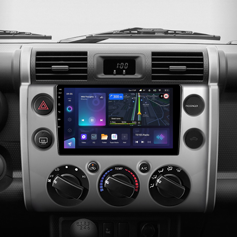 Android head unit Teyes CC3L 4+32 Gb Toyota FJ Cruiser J15 2006-2020 (F1) 9"