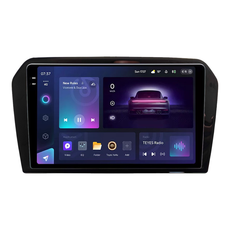 Android head unit Teyes CC3 4+64 Gb Volkswagen JETTA 2013-2017 UV Black 9" 2k