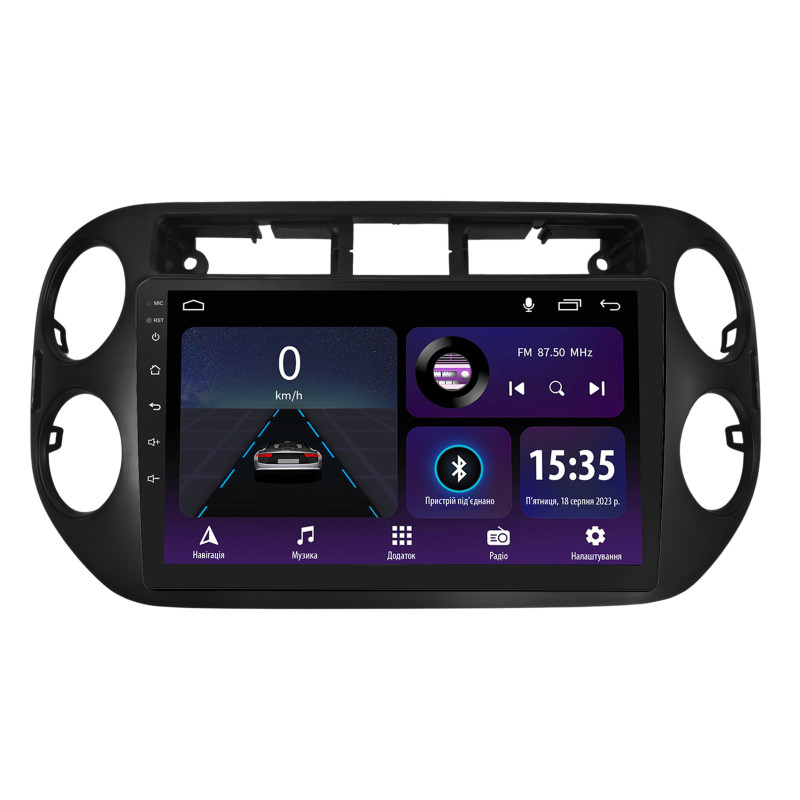 Android head unit SIGMA E9232 ANDROID 10 2+32 Gb Volkswagen Tiguan 1 NF 2006-2017 A1 9"