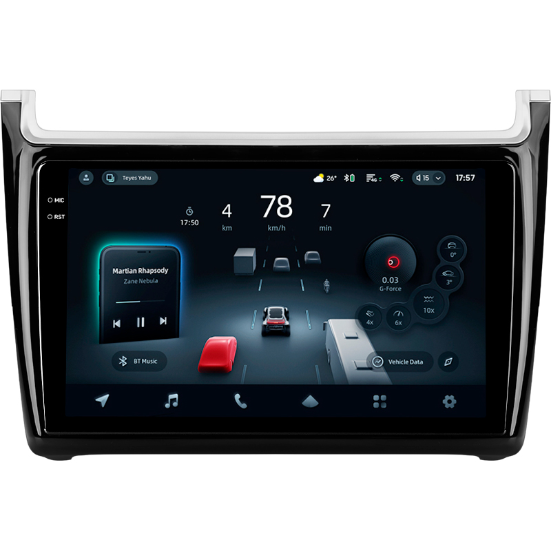 Android head unit Teyes CC4 Pro 8+128 Gb Volkswagen POLO 5 (F1) 2008-2020 9" 2k