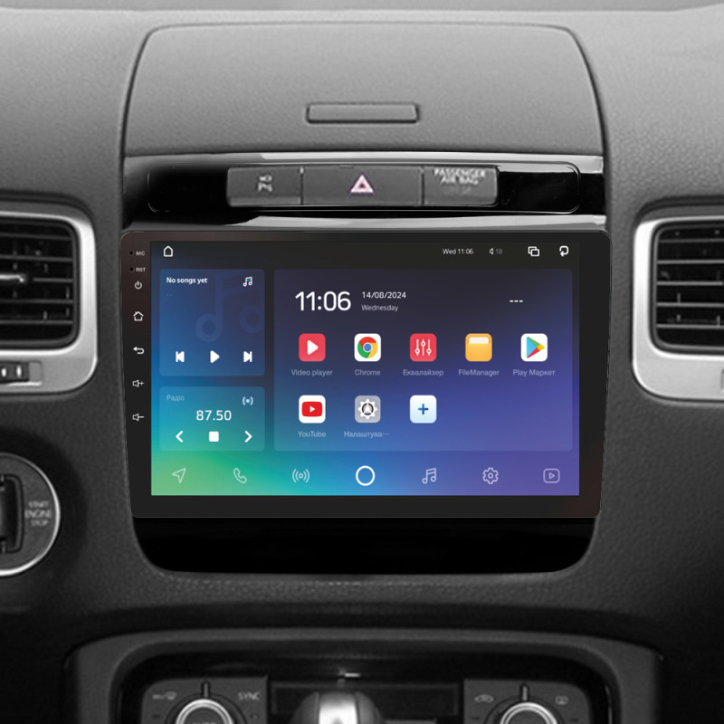 Android head unit SIGMA X9432 ANDROID 10 4+32 Gb 4G DSP Volkswagen Touareg FL NF 2010-2018 (B) 9" (L3)