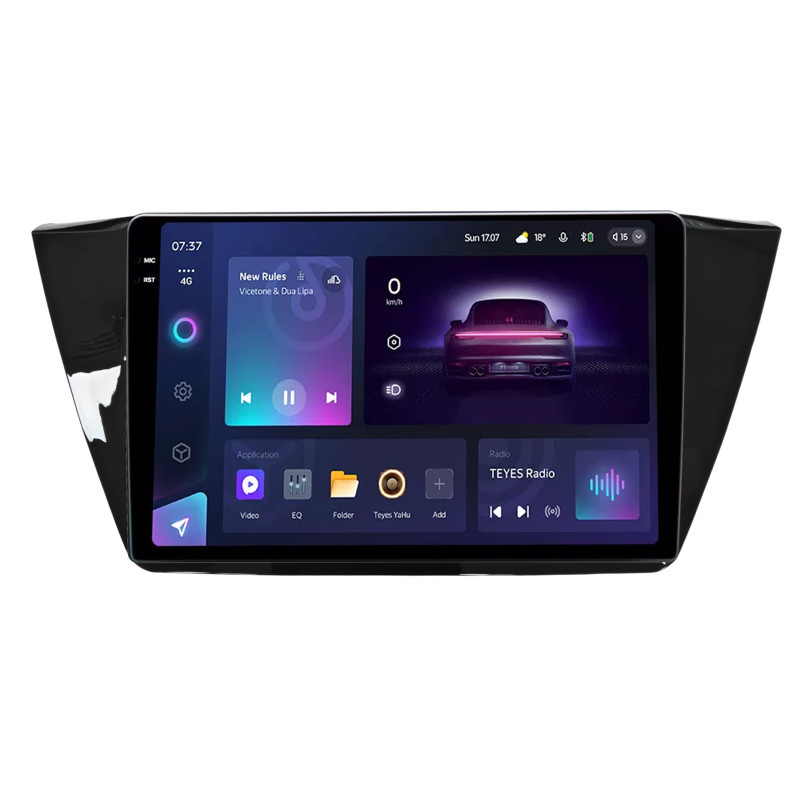 Android head unit Teyes CC3 6+128 Gb with 360° surround view° Volkswagen Touran 2016-2018 10" 2k