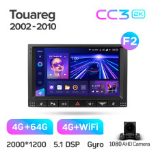 Android head unit Teyes CC3 4+64 Gb Volkswagen Touareg GP 2002-2010 (F2) 9" 2k (L2)