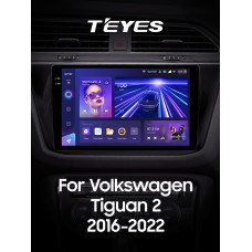 Android head unit Teyes CC3 6+128 Gb Volkswagen Tiguan 2 Mk 2016-2022 (B) 10" 2k