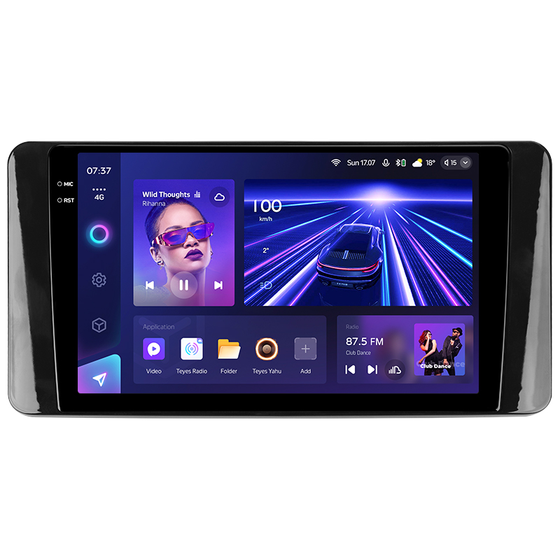 Android head unit Teyes CC3 4+64 Gb Volkswagen Polo Mk6 VI 6 (F3) (1 Din) 2020-2022 10" 1din 2k