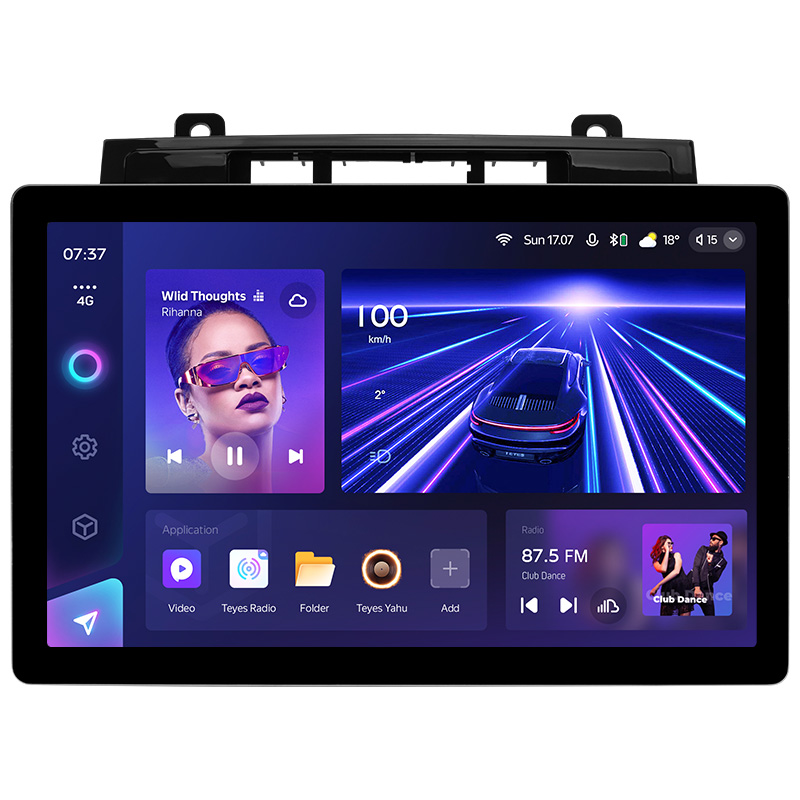 Android head unit Teyes CC3 4+32 Gb Volkswagen Touareg FL NF 2010-2018 (B) 13" 2k (L3)
