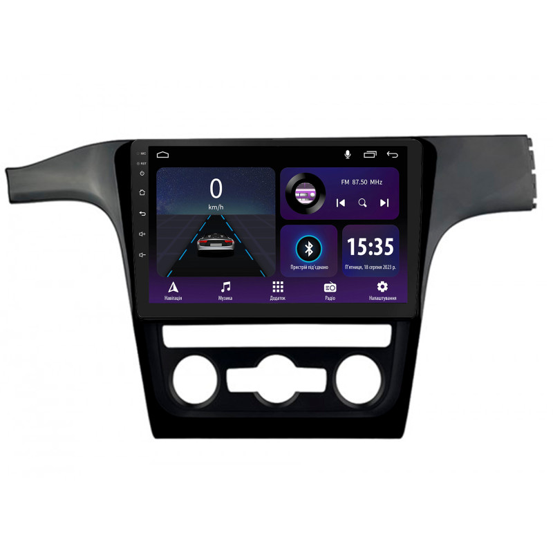 Android head unit SIGMA E10232 ANDROID 10 2+32 Gb Volkswagen Passat 7 B7 NMS 2015-2018 black 10"