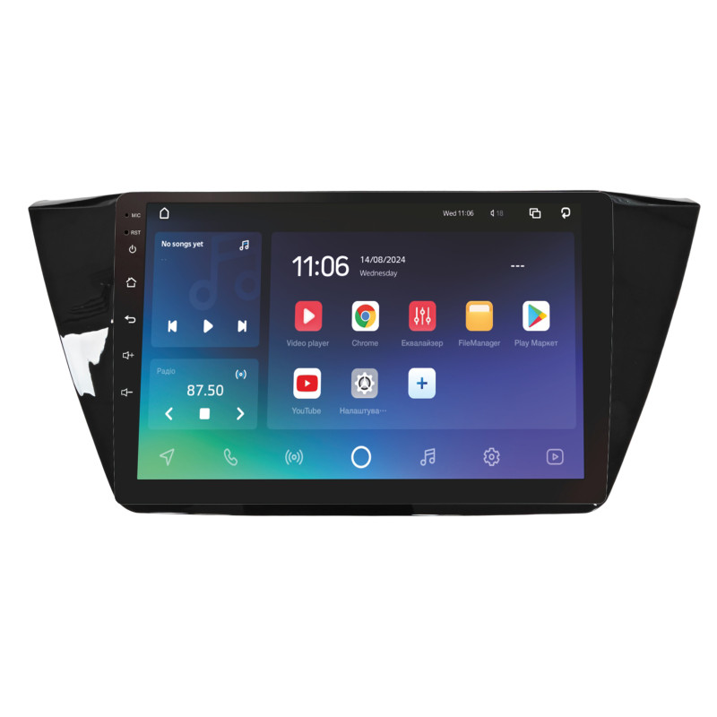 Android head unit SIGMA X10464 ANDROID 10 4+64 Gb 4G DSP Volkswagen Touran 2016-2018 10"