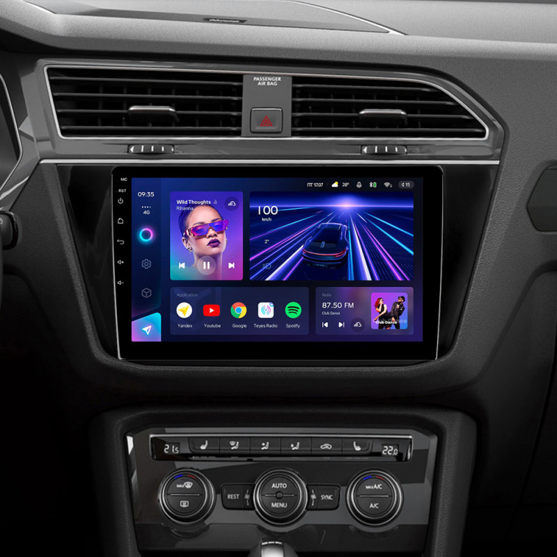 Android head unit Teyes CC3 4+32 Gb Volkswagen Tiguan 2 Mk 2016-2022 (A) 10"