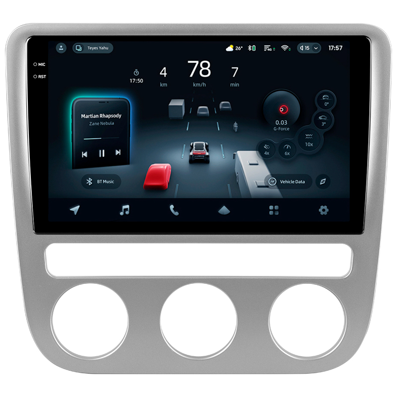 Android head unit Teyes CC4 Pro 8+128 Gb Volkswagen Scirocco 3 III Mk3 2008-2014 (F5) 9" 2k (L1)