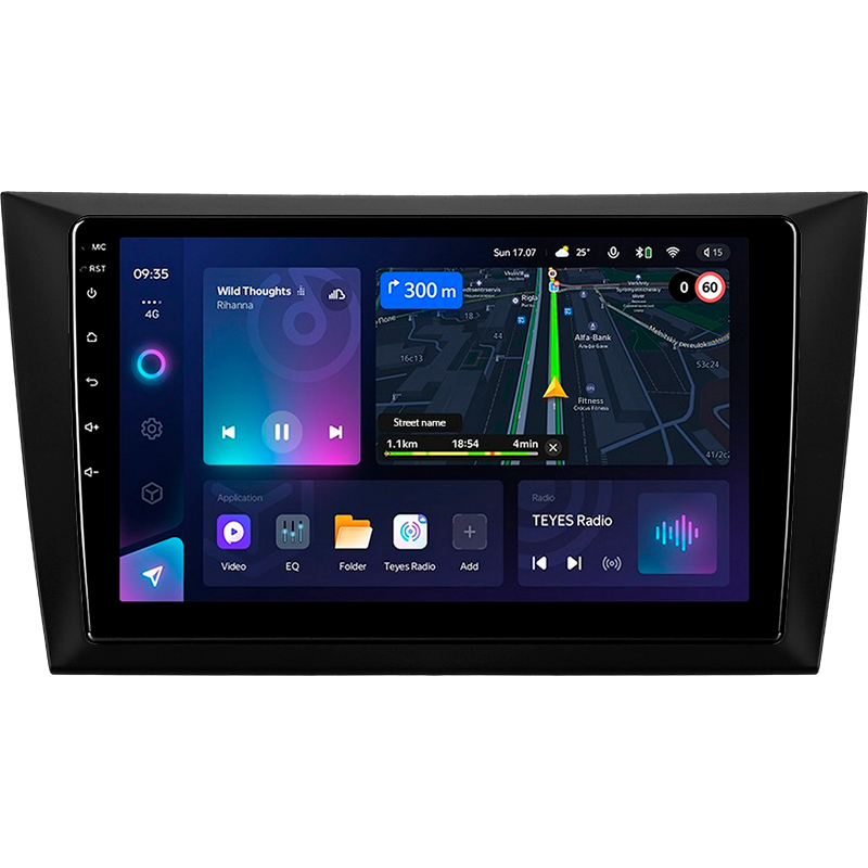 Android head unit Teyes CC3L 4+32 Gb Volkswagen Golf 6 2008-2016 9"